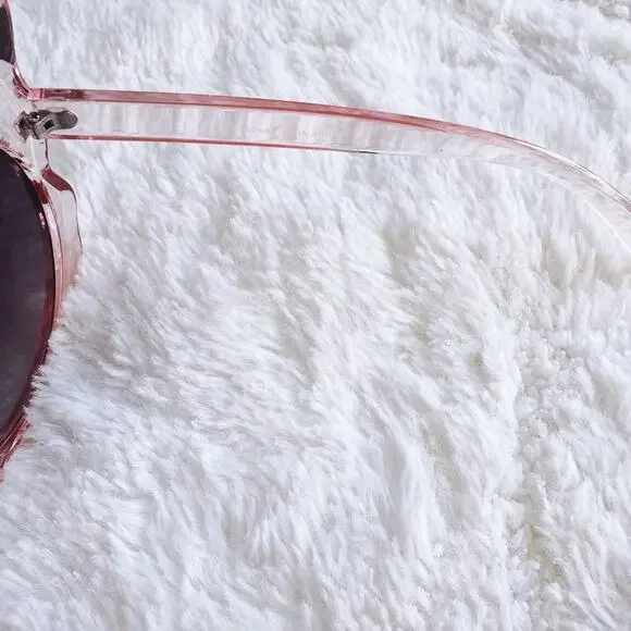 Eliza Light Pink Butterfly-shaped Sunglasses - Picture 6 of 12